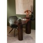 Cadeira de metal verde 58x56,5x85 cm