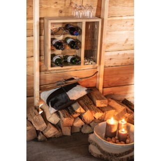Tronco de madera de paulownia natural 40 x 34,5 x 3 cm
