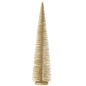 Albero di Natale artificiale in plastica dorata 15*15*61 cm