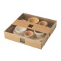 Servizio da tapas composto da 6 ciotole in ceramica beige, 29x29x5,5 cm Servizio da tapas composto da 6 ciotole in ceramica beige, 29x29x5,5 cm
