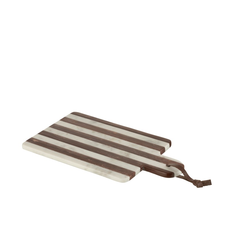 Tagliere rettangolare in marmo marrone 41x20x2 cm Tagliere rettangolare in marmo marrone 41x20x2 cm