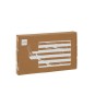 Tagliere rettangolare in marmo marrone 41x20x2 cm Tagliere rettangolare in marmo marrone 41x20x2 cm