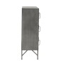 Armadio 9 porte in metallo argento 86x41x114 cm Armadio 9 porte in metallo argento 86x41x114 cm