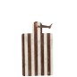 Tagliere rettangolare in marmo marrone 41x20x2 cm Tagliere rettangolare in marmo marrone 41x20x2 cm