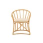 Sedia con cuscino in rattan naturale 60x61x70 cm Sedia con cuscino in rattan naturale 60x61x70 cm