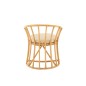 Sedia con cuscino in rattan naturale 60x61x70 cm Sedia con cuscino in rattan naturale 60x61x70 cm