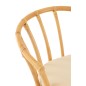 Sedia con cuscino in rattan naturale 60x61x70 cm Sedia con cuscino in rattan naturale 60x61x70 cm