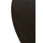 Tavolo rotondo in legno nero 110x110x76cm Tavolo rotondo in legno nero 110x110x76cm