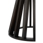 Tavolo rotondo in legno nero 110x110x76cm Tavolo rotondo in legno nero 110x110x76cm