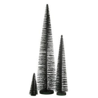 Albero di Natale artificiale in plastica verde 15*15*61 cm