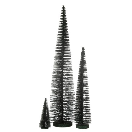 Albero di Natale artificiale in plastica verde 15*15*61 cm