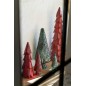 Árbol de Navidad de madera roja 35*35*70 cm Árbol de Navidad de madera roja 35*35*70 cm