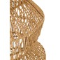 Candeeiro de pé em corda e metal bege 30x30x132,5 cm Candeeiro de pé em corda e metal bege 30x30x132,5 cm