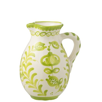 Carafe en céramique verte 20x20x26 cm