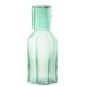 Carafe Fiore en verre bleu 11x11x27 cm Carafe Fiore en verre bleu 11x11x27 cm