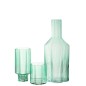 Carafe Fiore en verre bleu 11x11x27 cm Carafe Fiore en verre bleu 11x11x27 cm