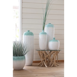 Table de salon verre en bois naturel 80x80x41.5 cm