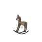 Cavallo a dondolo in legno multicolore 38x12,5x49 cm
