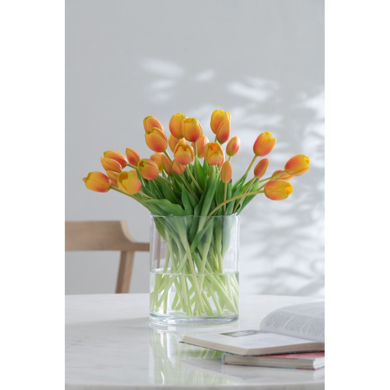 Bouquet di 7 tulipani artificiali in materiale sintetico arancione 13x9x32 cm
Bouquet di 7 tulipani artificiali in materiale sintetico arancione 13x9x32 cm