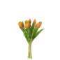 Bouquet di 7 tulipani artificiali in materiale sintetico arancione 13x9x32 cm
Bouquet di 7 tulipani artificiali in materiale sintetico arancione 13x9x32 cm