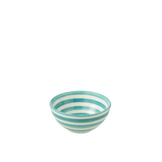 Ciotola in ceramica blu mare 14x14x6,5 cm