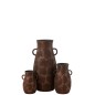 Vaso anfora in ceramica marrone 363670 cm
