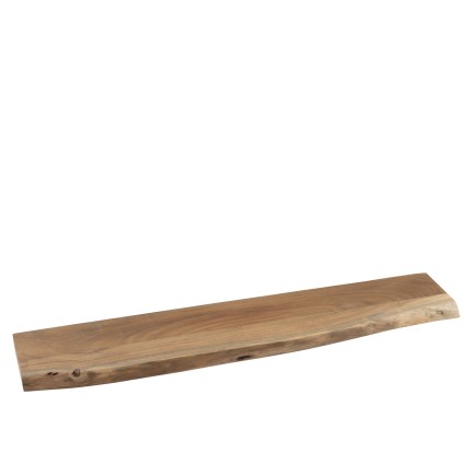 Mensola a muro in legno di acacia naturale L115cm