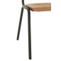 Chaise réglable en velours marron 52x43x82 cm Chaise réglable en velours marron 52x43x82 cm