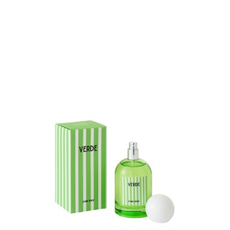 Spray d’ambiance « Lierre de printemps et Neroli » dans verre vert 6x6x12.5 cm