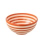 Saladeira em cerâmica laranja 28x28x14 cm Saladeira em cerâmica laranja 28x28x14 cm