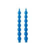Caja de 2 velas «5H» de calabaza azul, 7,5 x 3,5 x 30 cm Caja de 2 velas «5H» de calabaza azul, 7,5 x 3,5 x 30 cm