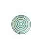 Plat en céramique bleu mer 25x25x6 cm Plat en céramique bleu mer 25x25x6 cm