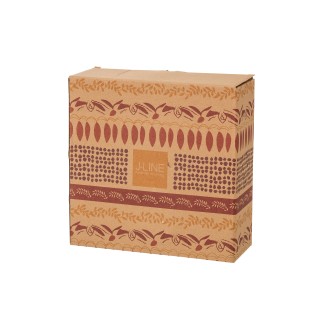 Set da aperitivo in ceramica viola 13x13x8 cm