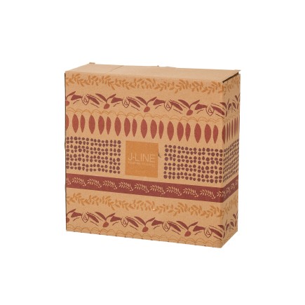 Set da aperitivo in ceramica viola 13x13x8 cm