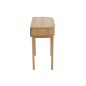 Escritorio auxiliar de madera marrón claro 100x40x76 cm