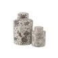 Pot décoratif en porcelaine multicouleur 20x20x30.5 cm