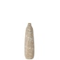 Vase en céramique beige 13x13x45 cm Vase en céramique beige 13x13x45 cm