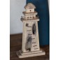 Phare en bois naturel foncé 16x7x31 cm Phare en bois naturel foncé 16x7x31 cm