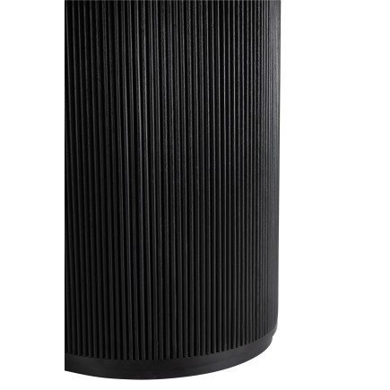 Tavolo in legno nero 120x120x76 cm