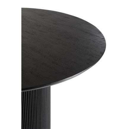 Tavolo in legno nero 120x120x76 cm