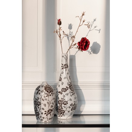 Jarrón de porcelana multicolor 16*16*43 cm