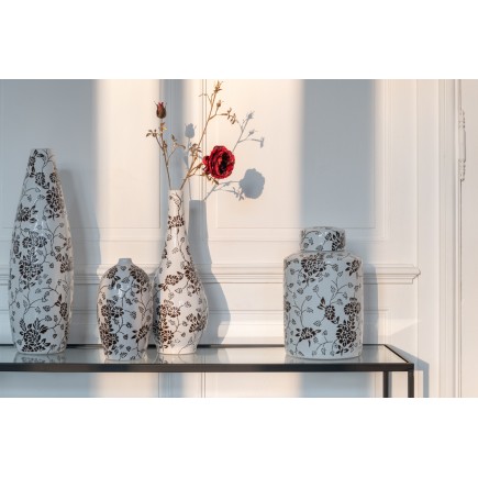 Jarrón de porcelana multicolor 16*16*43 cm