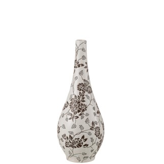 Vaso de porcelana multicolorido 16x16x43 cm