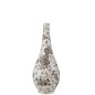 Vaso de porcelana multicolorido 16x16x43 cm