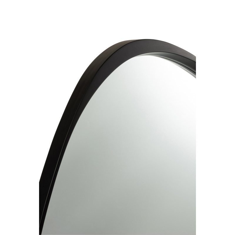 Specchio irregolare in legno nero 99x90x6.8 cm Specchio irregolare in legno nero 99x90x6.8 cm