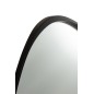 Specchio irregolare in legno nero 99x90x6.8 cm Specchio irregolare in legno nero 99x90x6.8 cm