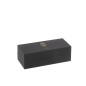 Caixa com 3 velas perfumadas de parafina preta 21,5 x 9,5 x 7 cm