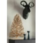 Árbol sobre base de madera beige 45x15x70 cm