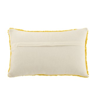 Almofada retangular «Soleil» amarela 30x50x15 cm