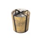 Candela profumata 140h in vetro dorato 21x21x22 cm Candela profumata 140h in vetro dorato 21x21x22 cm